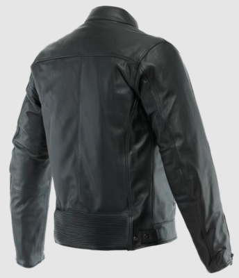 Куртка кожаная Dainese ZAURAX LEATHER JACKET Black фото в интернет-магазине FrontFlip.Ru