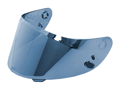 Визор HJC HJ-09 Зеркальный синий фото в интернет-магазине FrontFlip.Ru