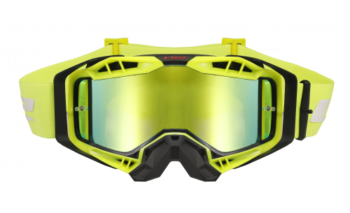 LS2 Очки кросс AURA Goggle с хамелеон линзой черно-желтые с желтой линзой хамелеон фото в интернет-магазине FrontFlip.Ru
