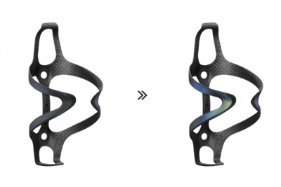 Флягодержатель Ciclovation Water Bottle Cage Carbon Spectrum Reflective фото в интернет-магазине FrontFlip.Ru