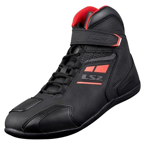 LS2 Мотоботы GARRA MAN BOOTS черно-красные фото в интернет-магазине FrontFlip.Ru