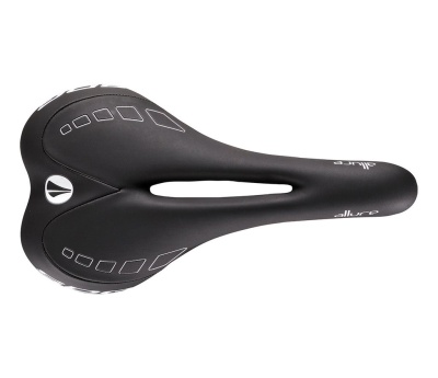 Седло SDG Allure Ti-Alloy Black/Black/Whtie (07110DS) фото в интернет-магазине FrontFlip.Ru