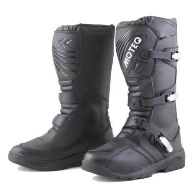 MOTEQ Туристические мотоботы BERKUT Черный (мембрана) фото в интернет-магазине FrontFlip.Ru