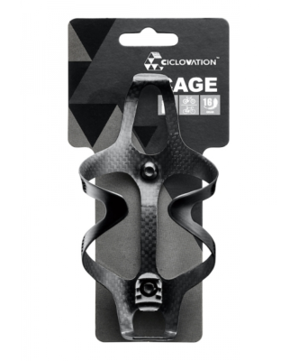Флягодержатель Ciclovation Water Bottle Cage Carbon Jet Black фото в интернет-магазине FrontFlip.Ru