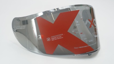 Визор тонированный зеркальный для AXOR STREET, цвет иридиум хром фото в интернет-магазине FrontFlip.Ru