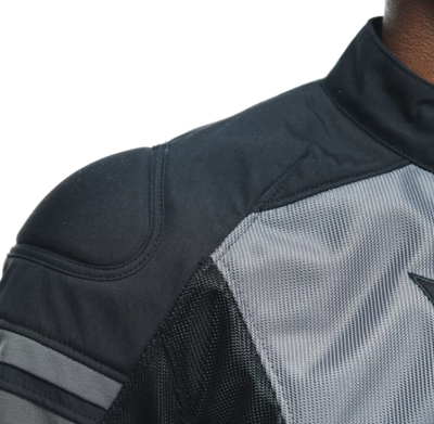 Куртка текстильная Dainese AIR FAST TEX JACKET Black/Gray/Gray фото в интернет-магазине FrontFlip.Ru