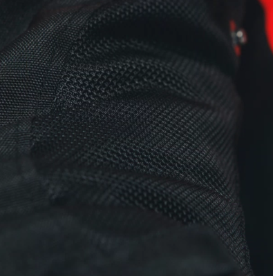 Куртка текстильная Dainese ELETTRICA AIR TEX JACKET Black/Black/Lava-Red фото в интернет-магазине FrontFlip.Ru