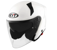 [KYT] Мотошлем TTR-JET PLAIN, цвет Белый
