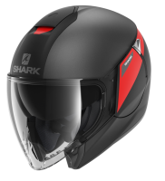 Шлем Shark CITYCRUISER KARONN MAT Black/Anthracite/Red