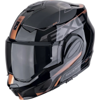 [SCORPION EXO] Мотошлем EXO-TECH EVO TRAVELLER, цвет Черный/Медный