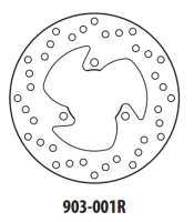 GOLDfren Диск тормозной задний (moto parts) 903-001R