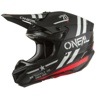 Шлем кроссовый O'NEAL 5Series Squadron черный/серый