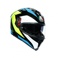 Шлем AGV K-5 S MULTI Core Black/Cyan/Yellow-Fluo