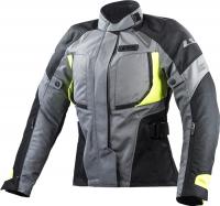 LS2 Мотокуртка женская PHASE LADY JACKET серо-черно-желтый