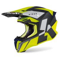 AIROH шлем кросс TWIST 2.0 LIFT YELLOW/BLUE MATT