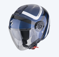 [SCORPION EXO] Мотошлем CITY II RIVA, цвет Синий/Карбон/Белый