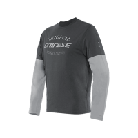 DAINESE Футболка PADDOCK LS 71F CHARCOAL-GR/GLACIER-GR