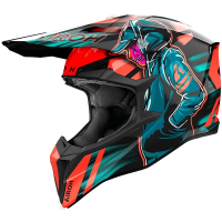 Шлем Airoh WRAAAP CYBER Orange Glossy
