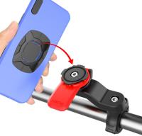 Держатель для телефона на руль Moto Holder красный