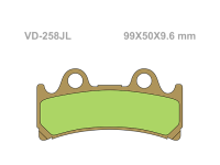 VESRAH Тормозные колодки  VD-258JL  (259)
