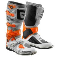 Мотоботы GAERNE SG-12, оранжевый/серый/белый