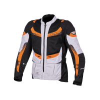 MACNA FURIO Куртка ткань черно-бело-оранж.