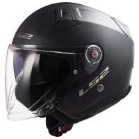 LS2 Мотошлем OF603 INFINITY II Solid черный матовый