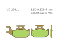 VESRAH Тормозные колодки  VD-276JL