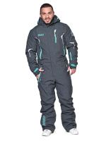 SNOW HEADQUARTER NEW Горнолыжный мужской комбинезон A-89001 СЕРЫЙ