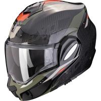 [SCORPION EXO] Мотошлем EXO-TECH EVO CARBON ROVER, цвет Черный/Зеленый