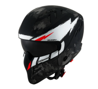 [SUOMY] Мотошлем ARMOR HI VOLT, цвет Черный Матовый/Белый