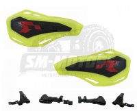 Защита рук + крепеж на руль + крепеж на рычаги R-TECH HP-1 двухкомпонентная, HI-Viz желтый, , 040296-123-1310 040296-123-1310