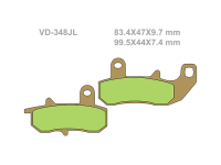 VESRAH Тормозные колодки  VD-348JL