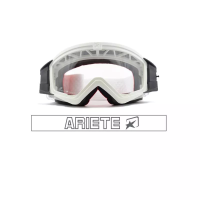 ARIETE Кроссовые очки (маска) MUDMAX - WHITE / CLEAR LENS NO PINS (moto parts)