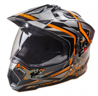 Шлем AiM JK802S Orange/Grey/Black