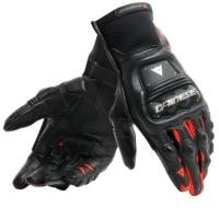 Перчатки кожаные Dainese STEEL-PRO IN GLOVES Black/Fluo-Red