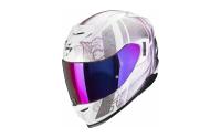 [SCORPION EXO] Мотошлем EXO-520 EVO AIR FASTA, цвет Белый/Фиолетовый
