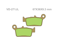 VESRAH Тормозные колодки  VD-271JL  (296)