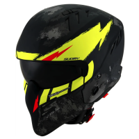 [SUOMY] Мотошлем ARMOR HI VOLT, цвет Черный Матовый/Желтый