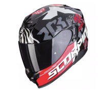 [SCORPION EXO] Мотошлем EXO-520 EVO AIR ROK BAGOROS, цвет Черный/Красный
