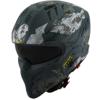 [SUOMY] Мотошлем ARMOR URBAN SQUAD CAMOUFLAGE, цвет Серый Матовый