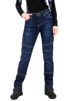 STARKS CR мотоджинсы GWENDOLYN, жен., Regular fit, стрейч, Синий Потёртый, Stonewash