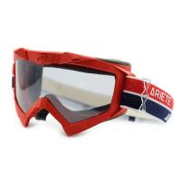 [ARIETE] Кроссовые очки (маска) ADRENALINE PRIMIS PLUS 2021, цвет Красный