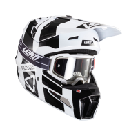 Мотошлем Leatt Moto 3.5 Helmet Kit Black/White