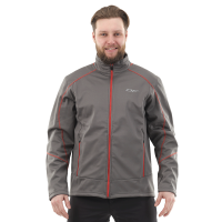 Dragonfly Куртка Explorer Grey-Red  мужская, Softshell