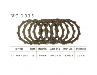 VESRAH   Диски сцепления VC-1016