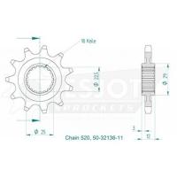 ESJOT Звезда ведущая 50-32136 11 (moto parts)