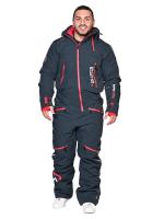 SNOW HEADQUARTER Горнолыжный комбинезон мужской A-89008 Серый
