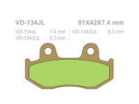 VESRAH Тормозные колодки  VD-134JL  (223)