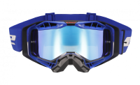 LS2 Очки кросс AURA Goggle с хамелеон линзой черно-синие с линзой синий хамелеон